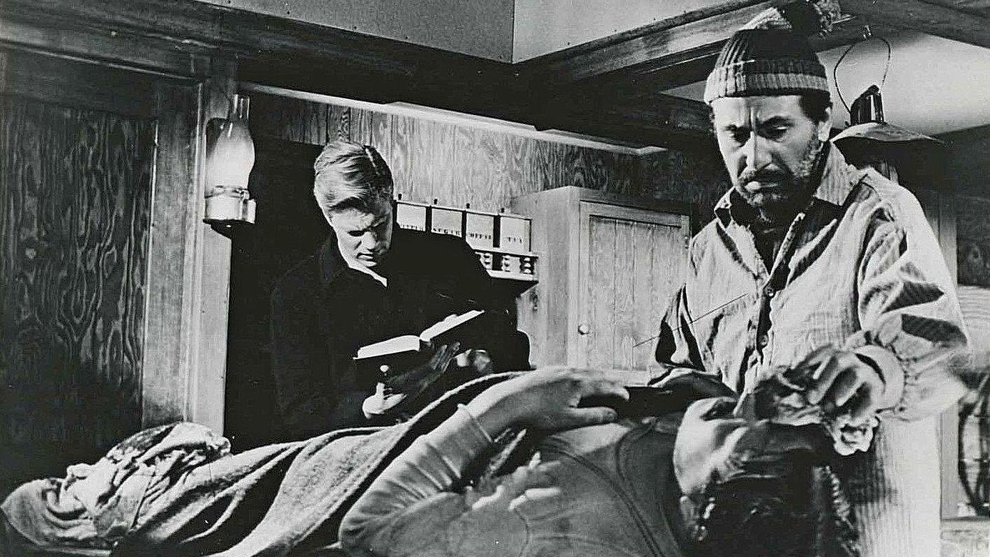 Wolf Larsen 1958 movie scene