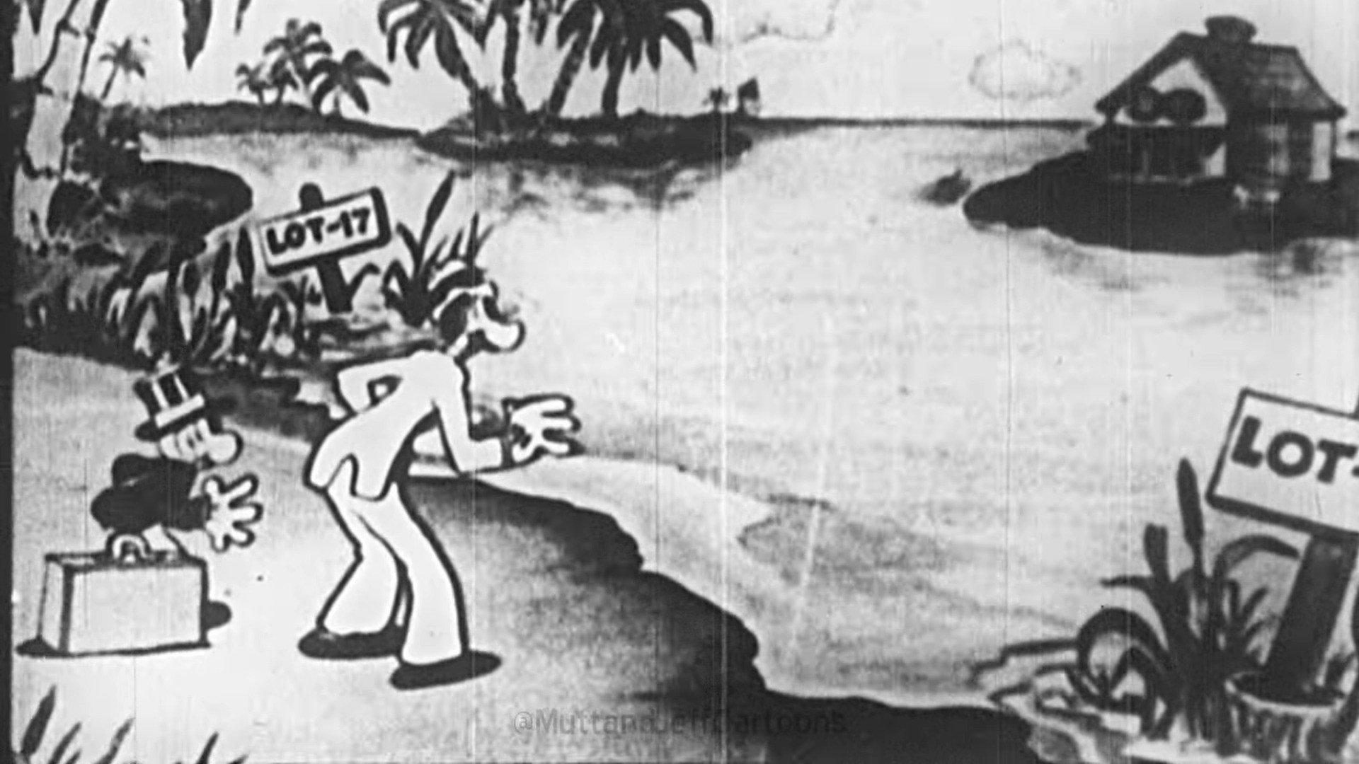 'Lots' of Water 1926 movie scene