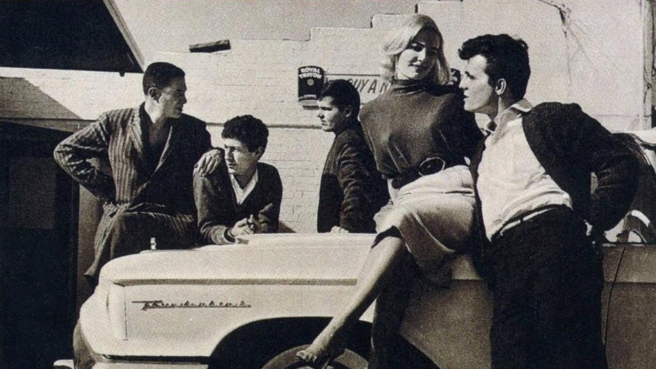 T-Bird Gang 1959 movie scene