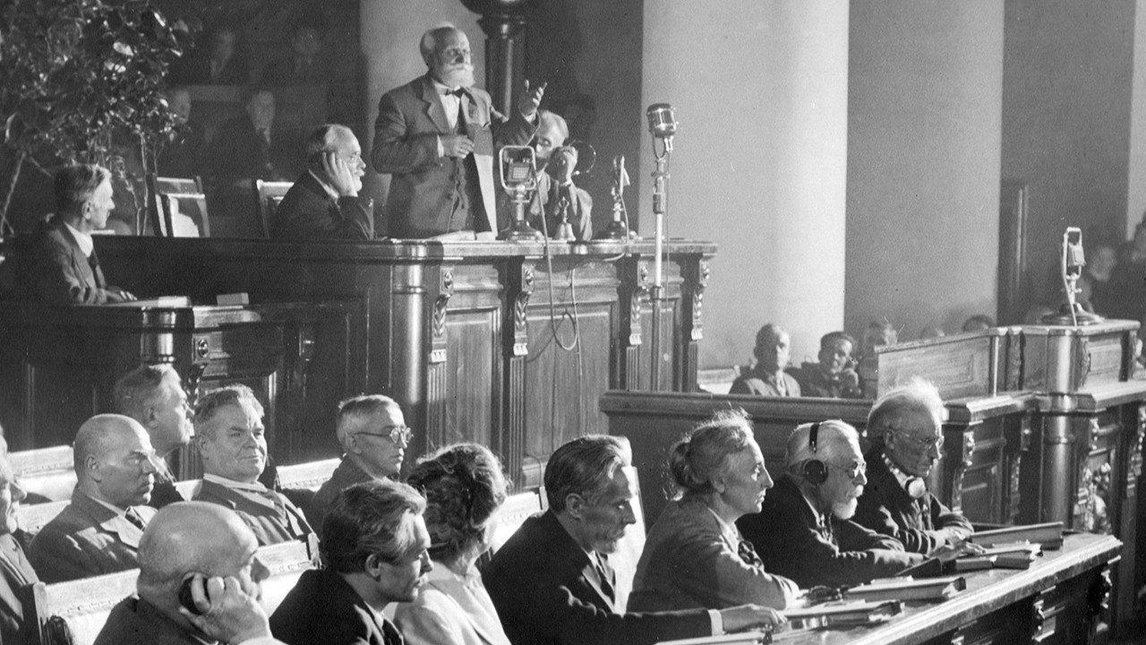 Ivan Pavlov 1949 movie scene