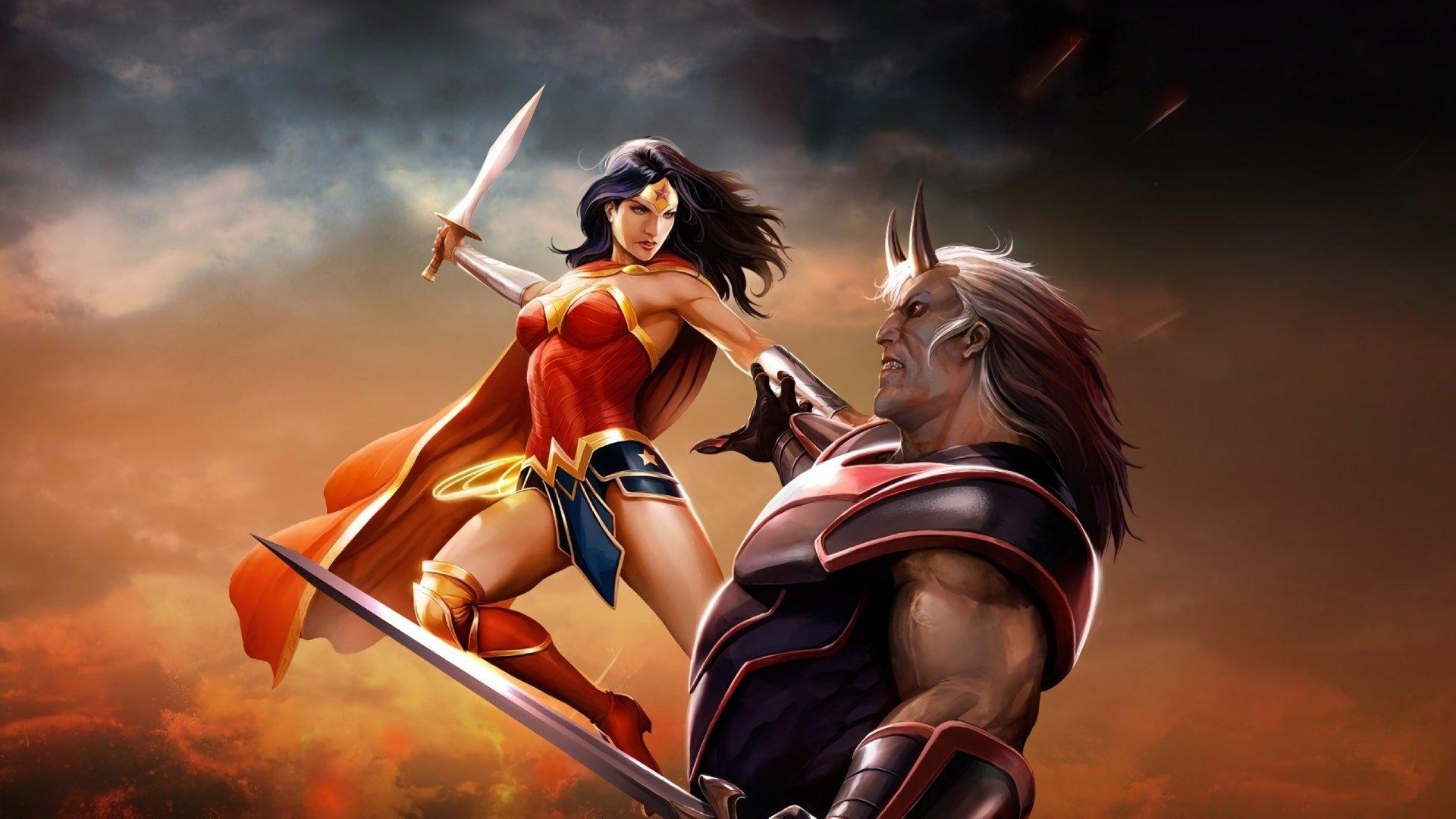 Wonder Woman 2009 movie scene