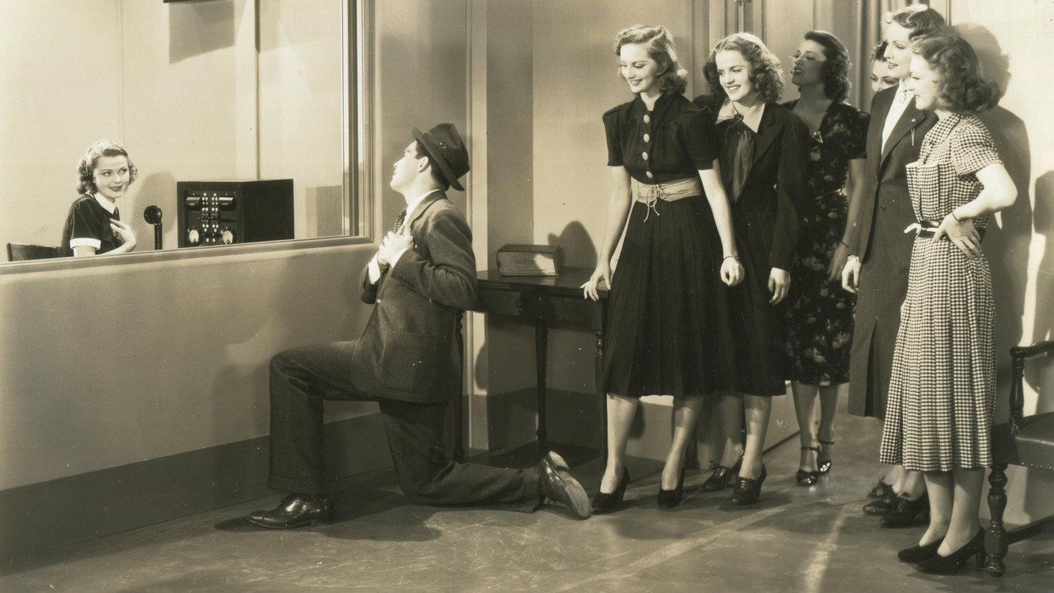 Time Out for Murder 1938 movie scene