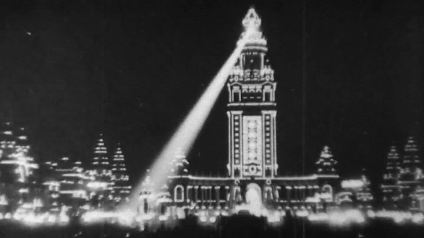 Pan-American Exposition by Night 1901 movie scene