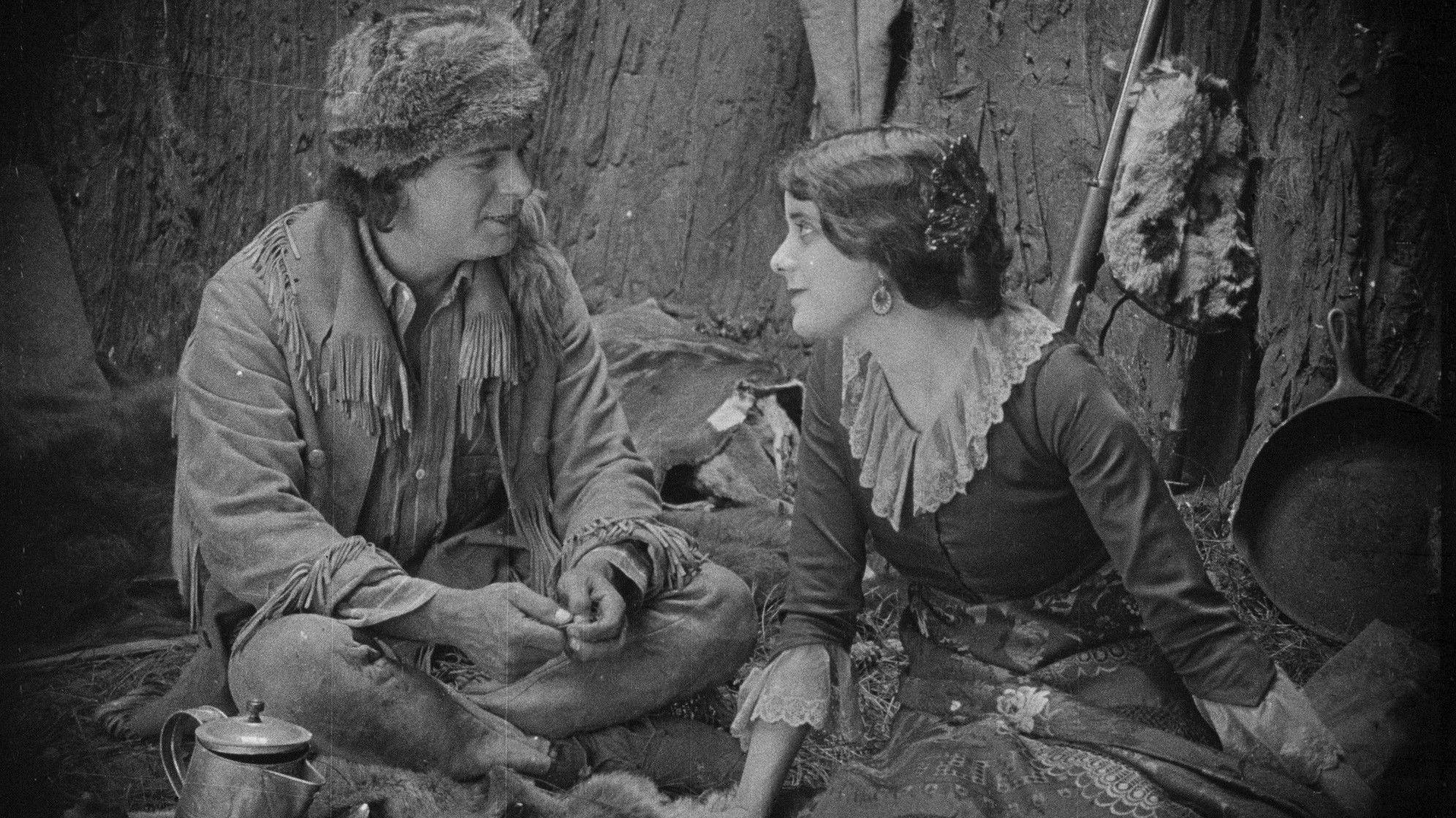The Half-Breed 1916 movie scene