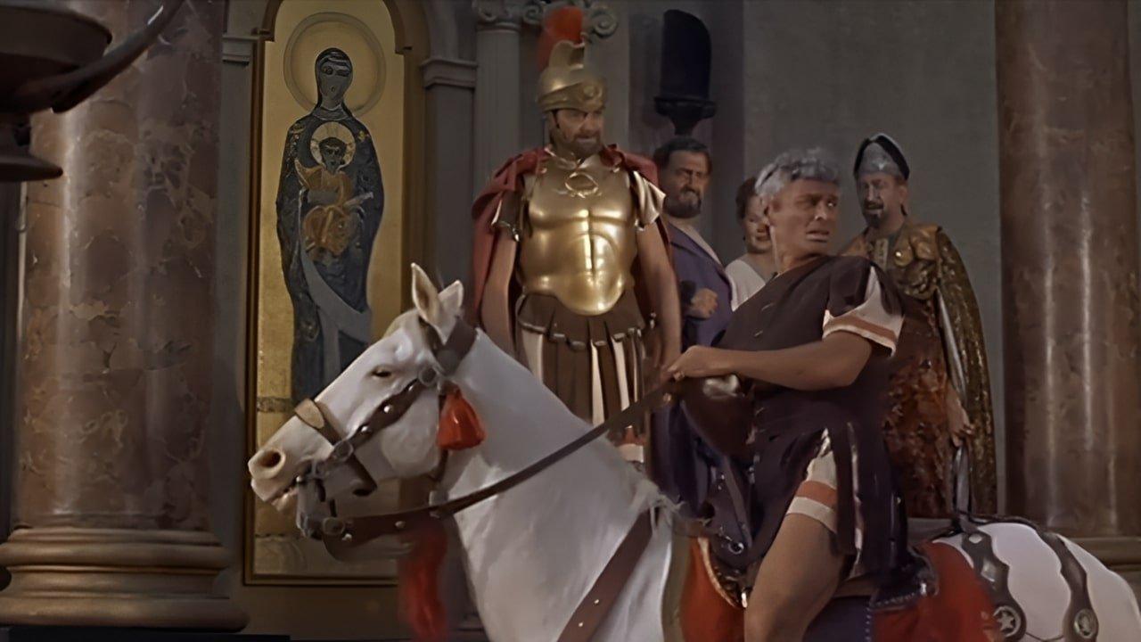 Sign of the Pagan 1954 movie scene