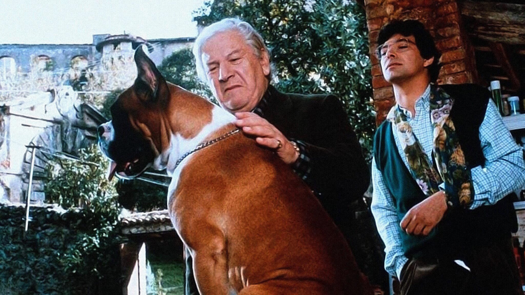 There Was a Castle with Forty Dogs 1990 movie scene