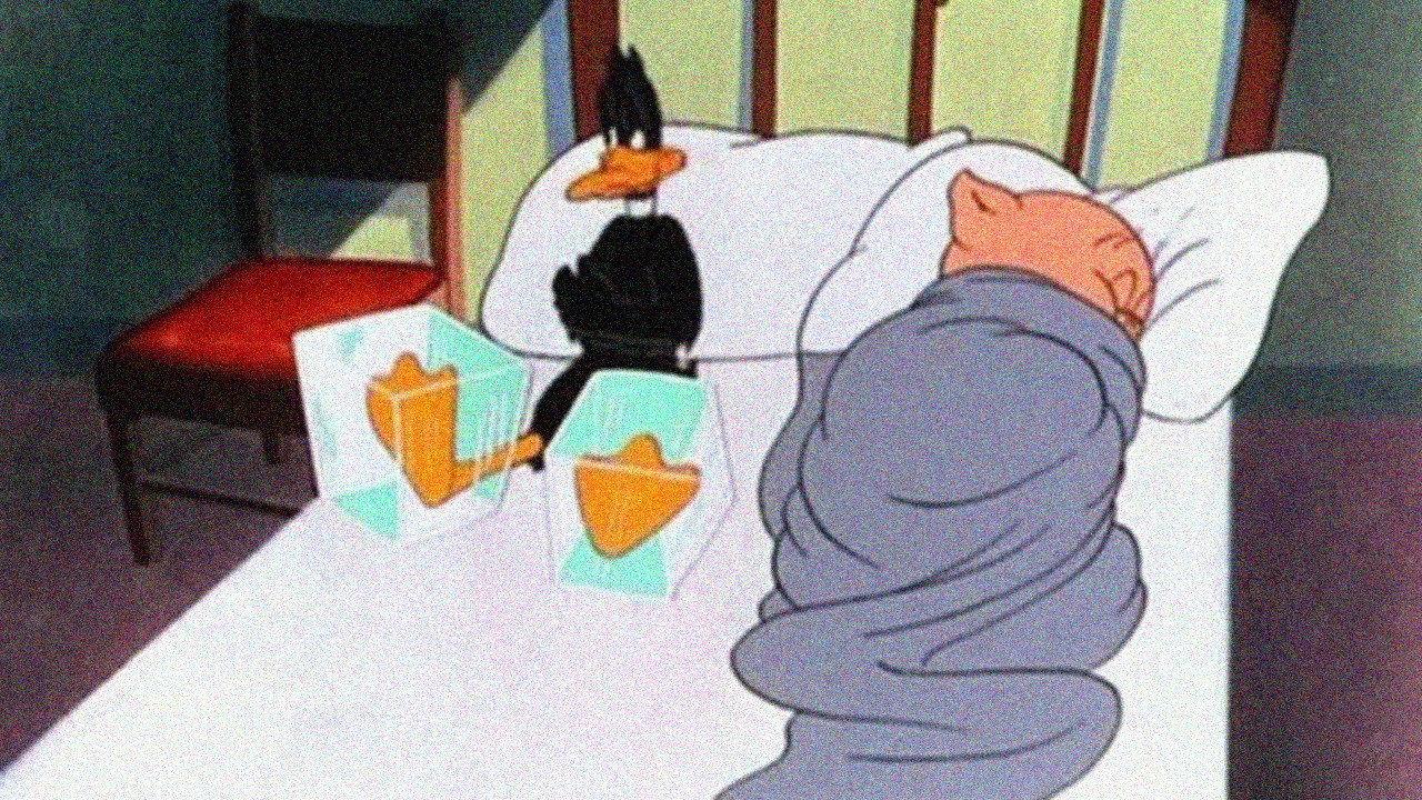 Daffy Duck Slept Here 1948 movie scene