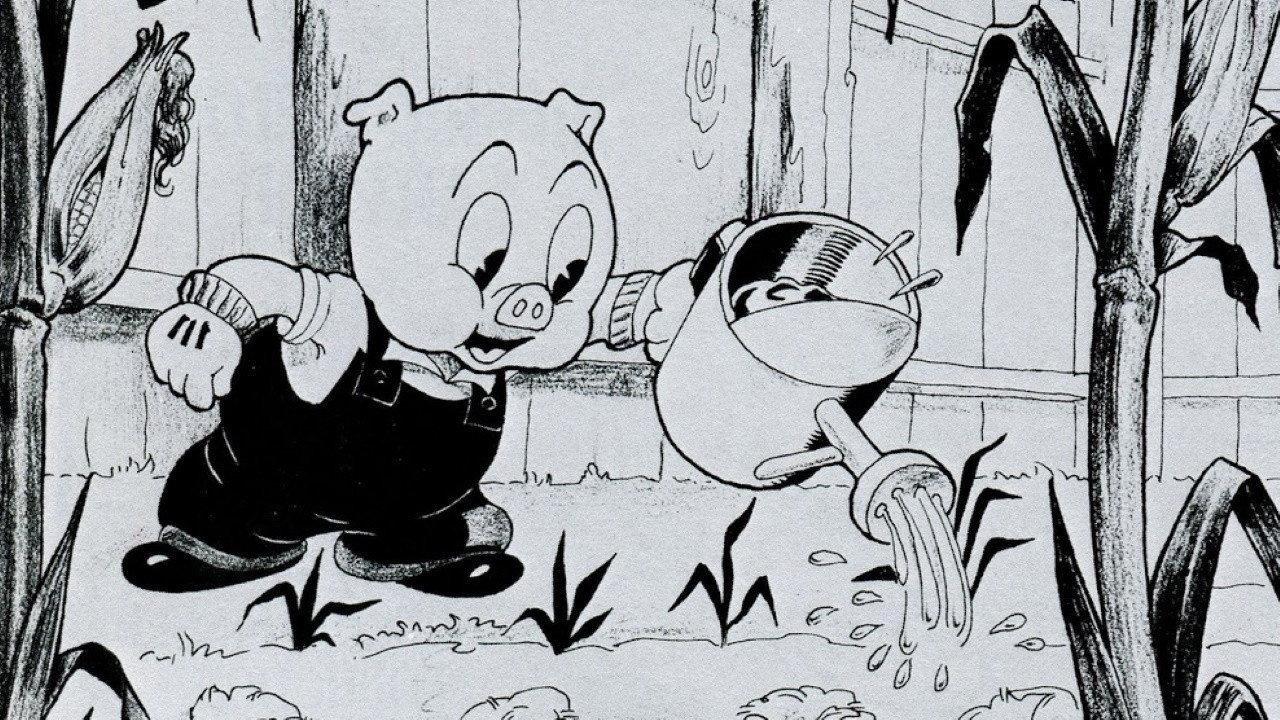 Porky's Garden 1937 movie scene