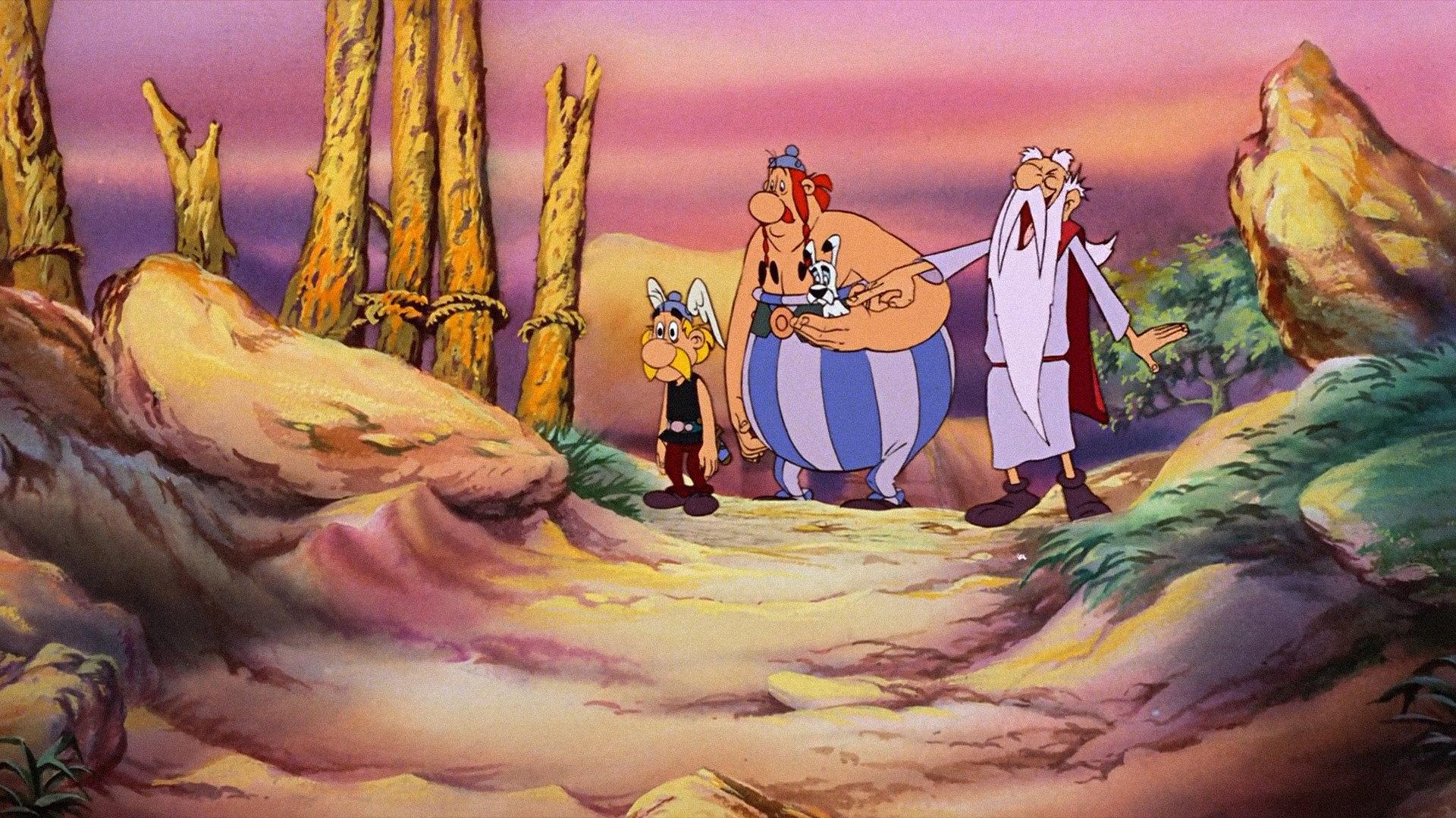 Asterix and the Big Fight 1989 movie scene
