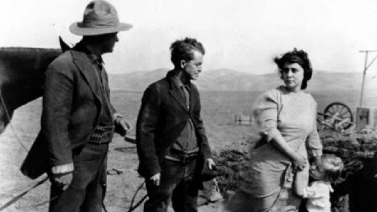 The Lady of the Dugout 1918 movie scene