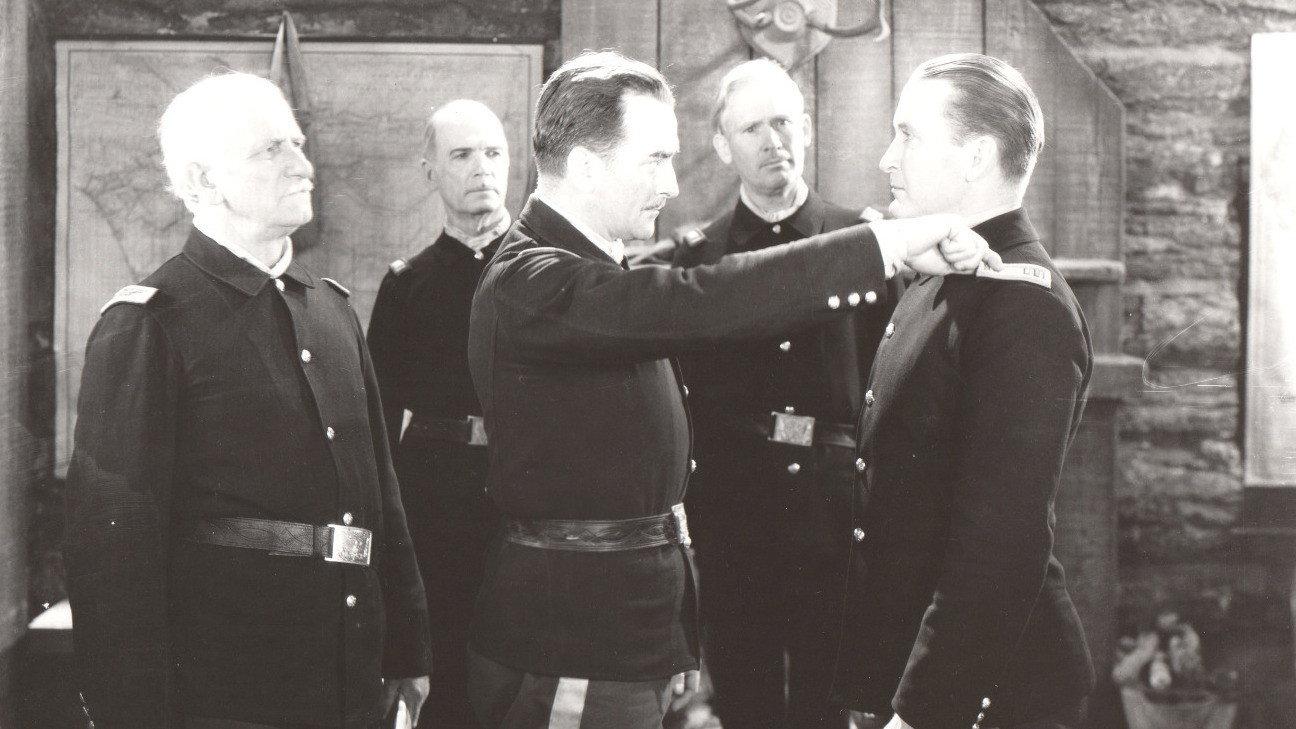 End of the Trail 1932 movie scene