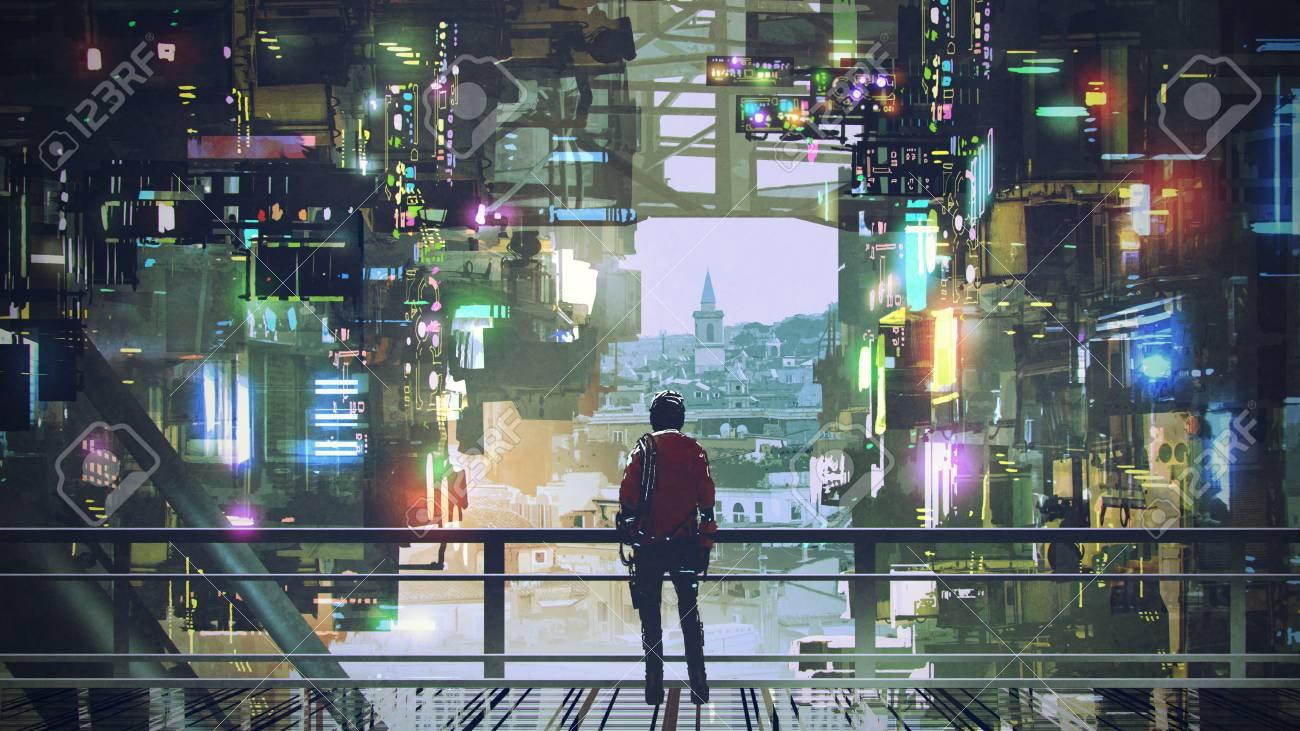 The Cyberpunk Educator 2003 movie scene