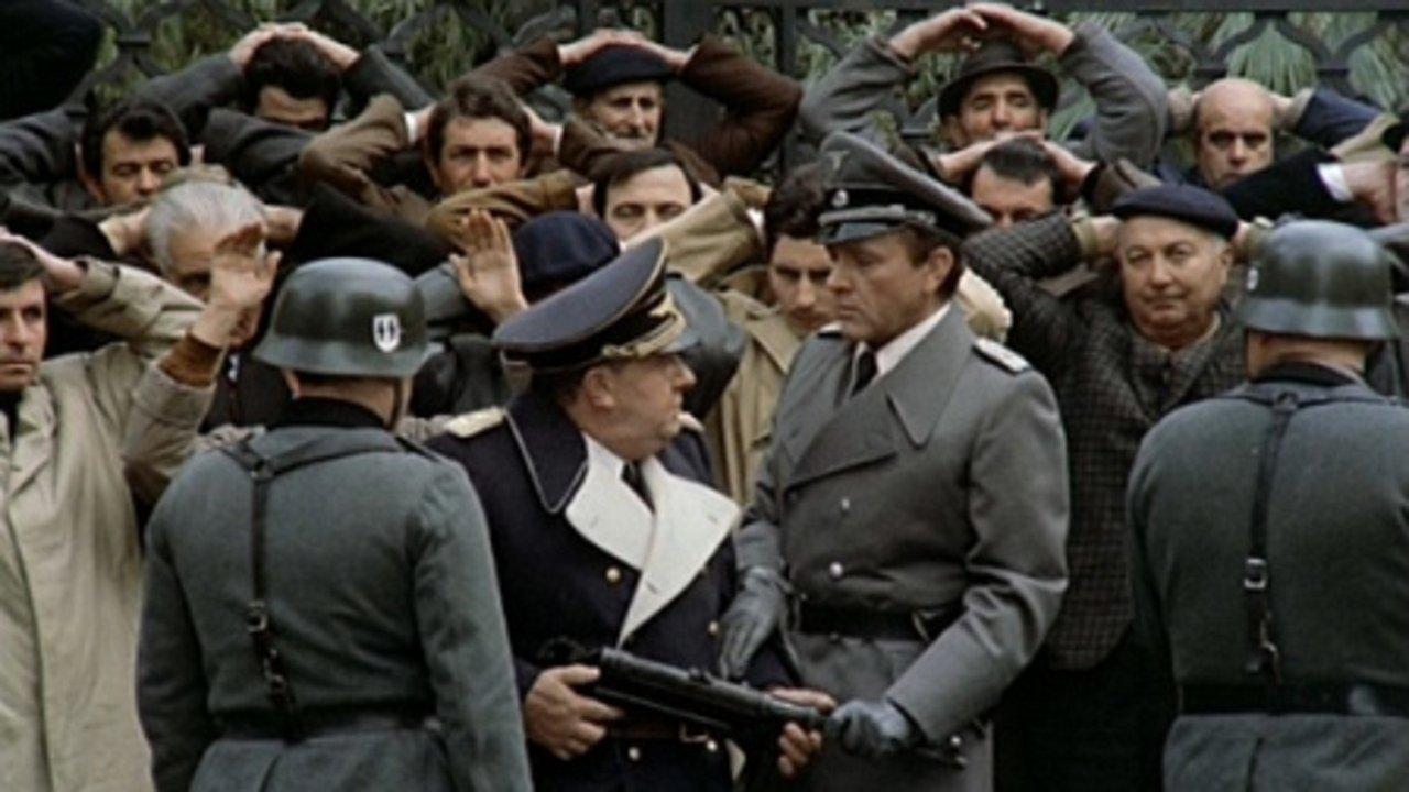 Massacre in Rome 1973 movie scene
