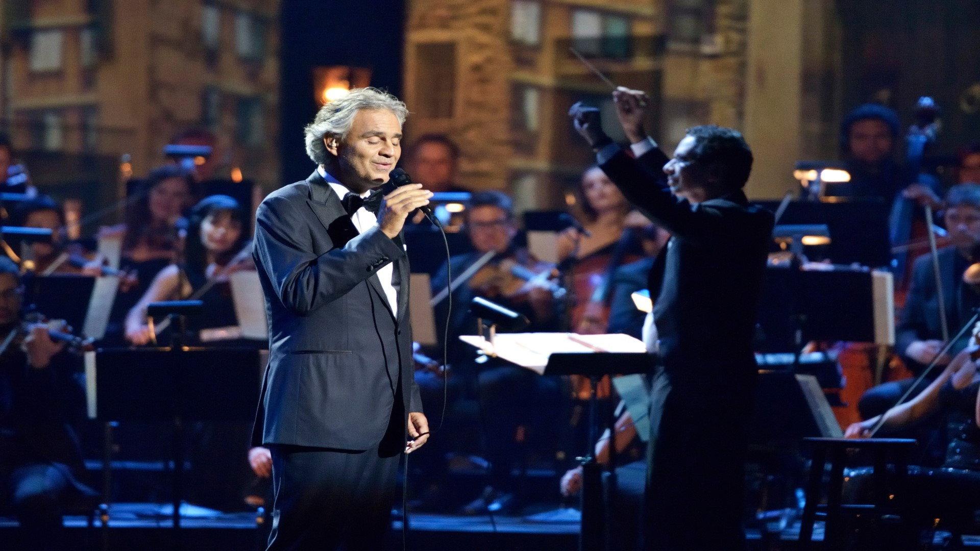 Andrea Bocelli - Cinema 2016 movie scene