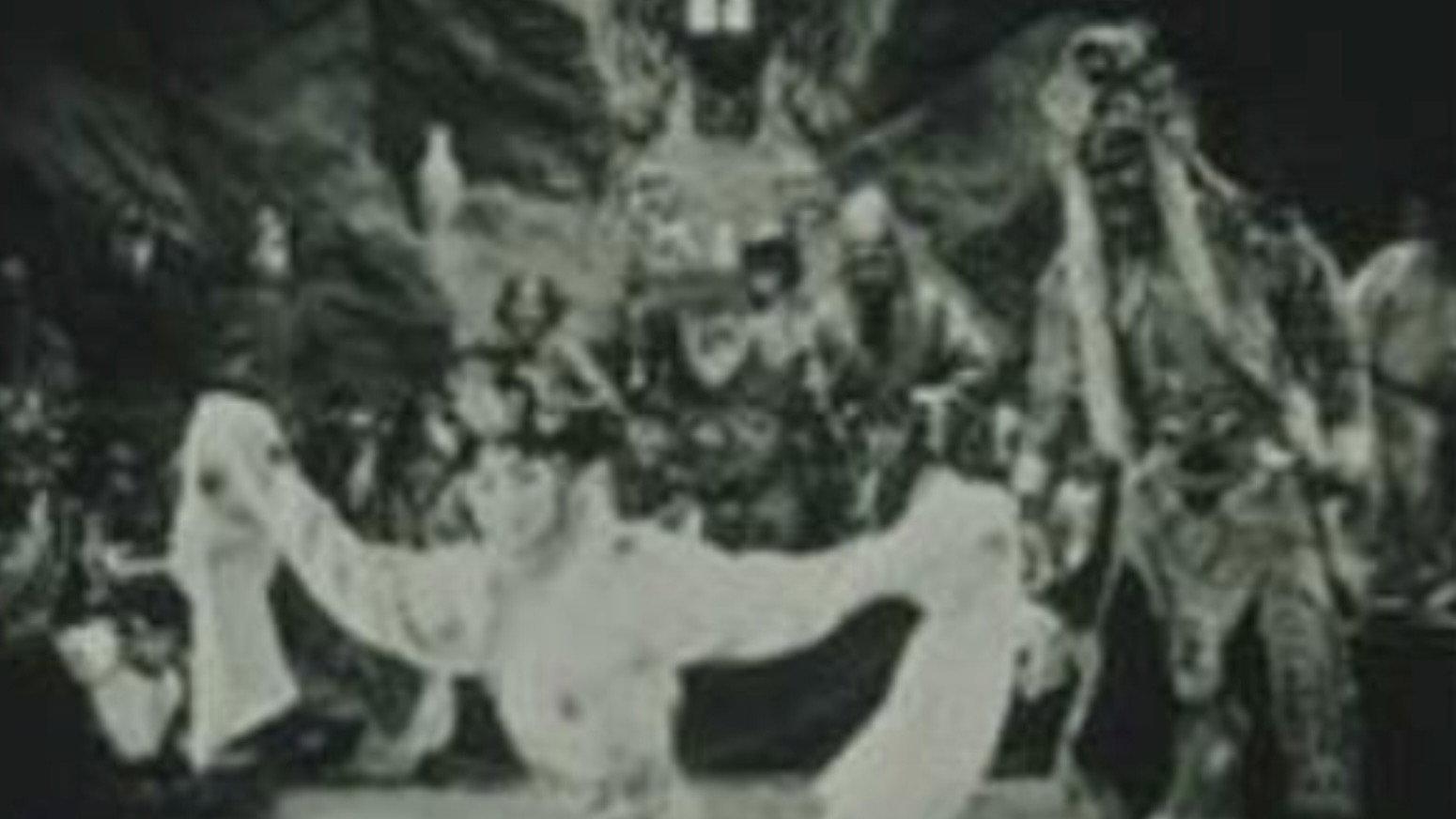The Cave of the Silken Web II 1930 movie scene