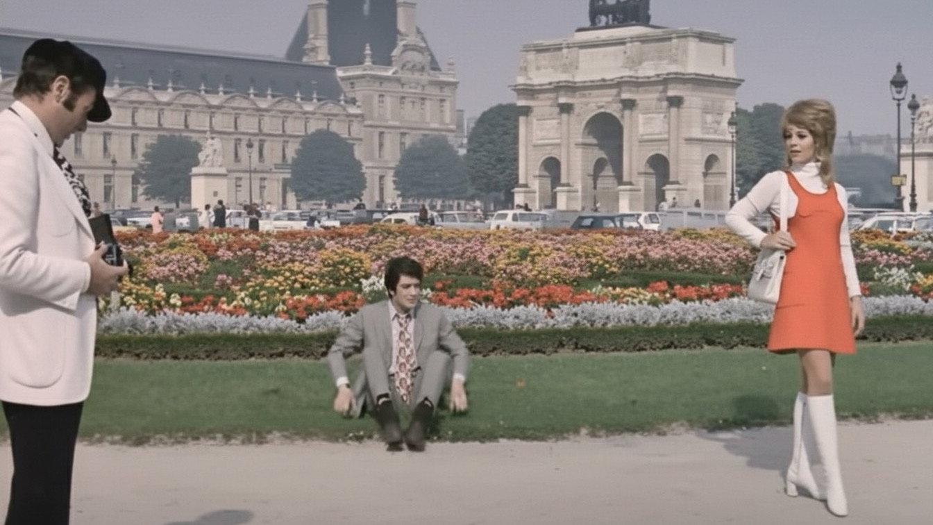Kezban in Paris 1971 movie scene
