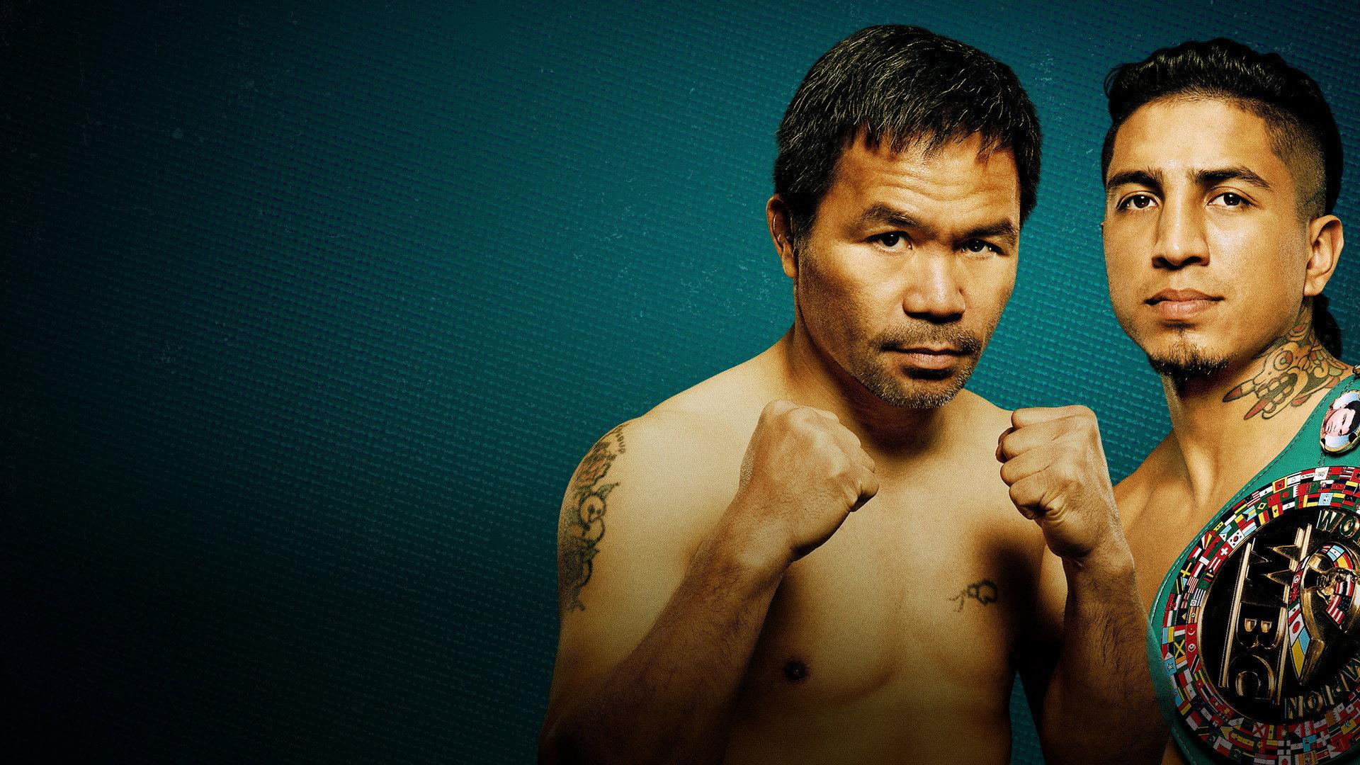 Manny Pacquiao vs. Mario Barrios 2025 movie scene