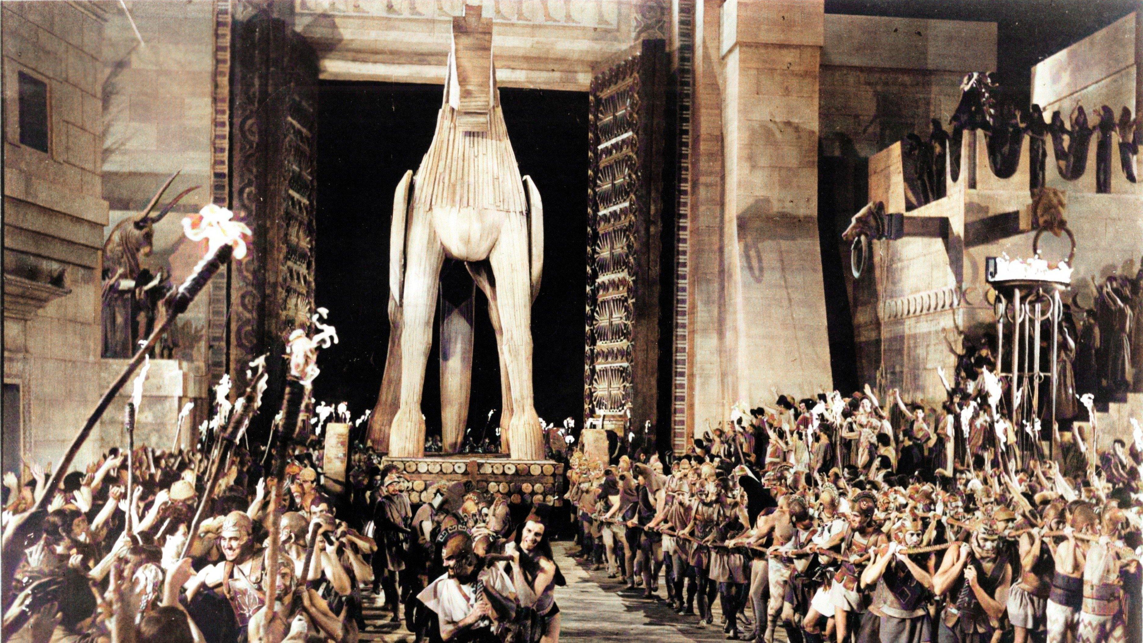 Helen of Troy 1956 movie scene