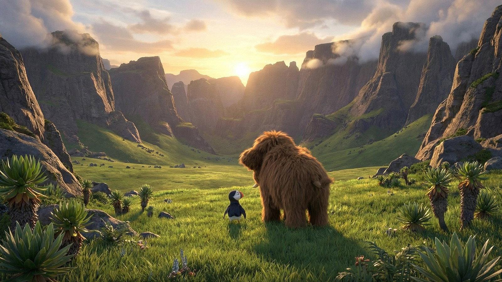 The Little Mammoth 2026 movie scene