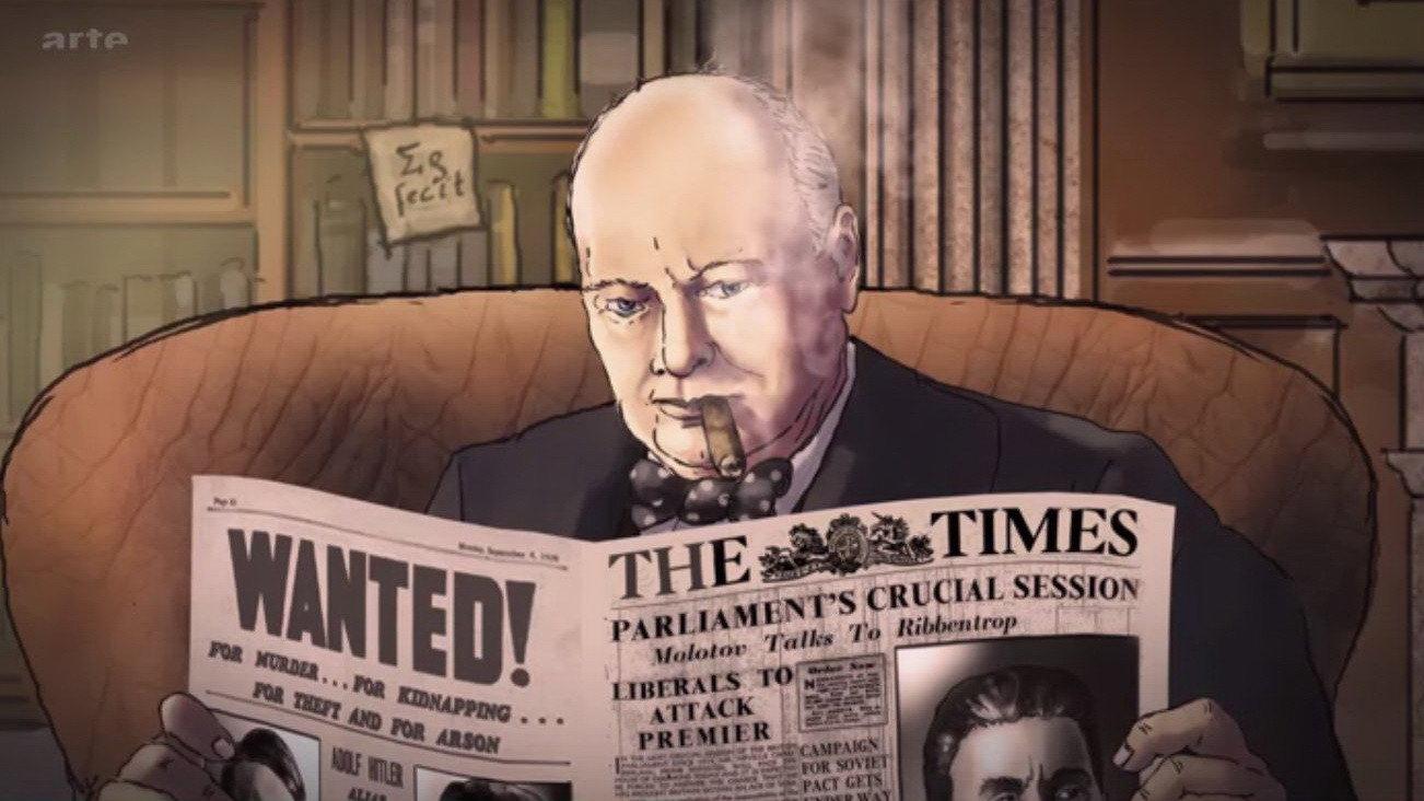 Challenging Churchill 2012 movie scene