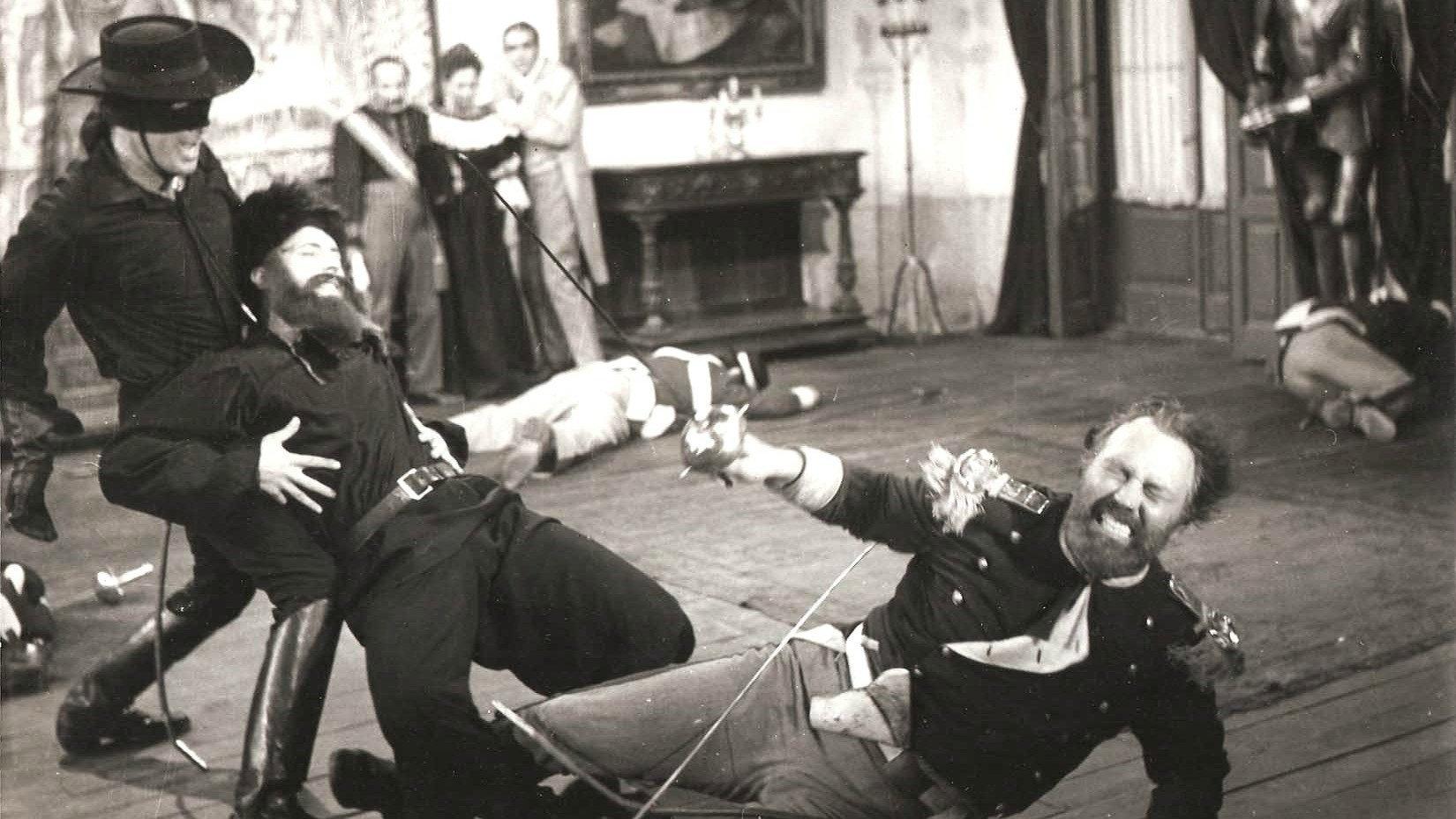 Behind the Mask of Zorro 1966 movie scene