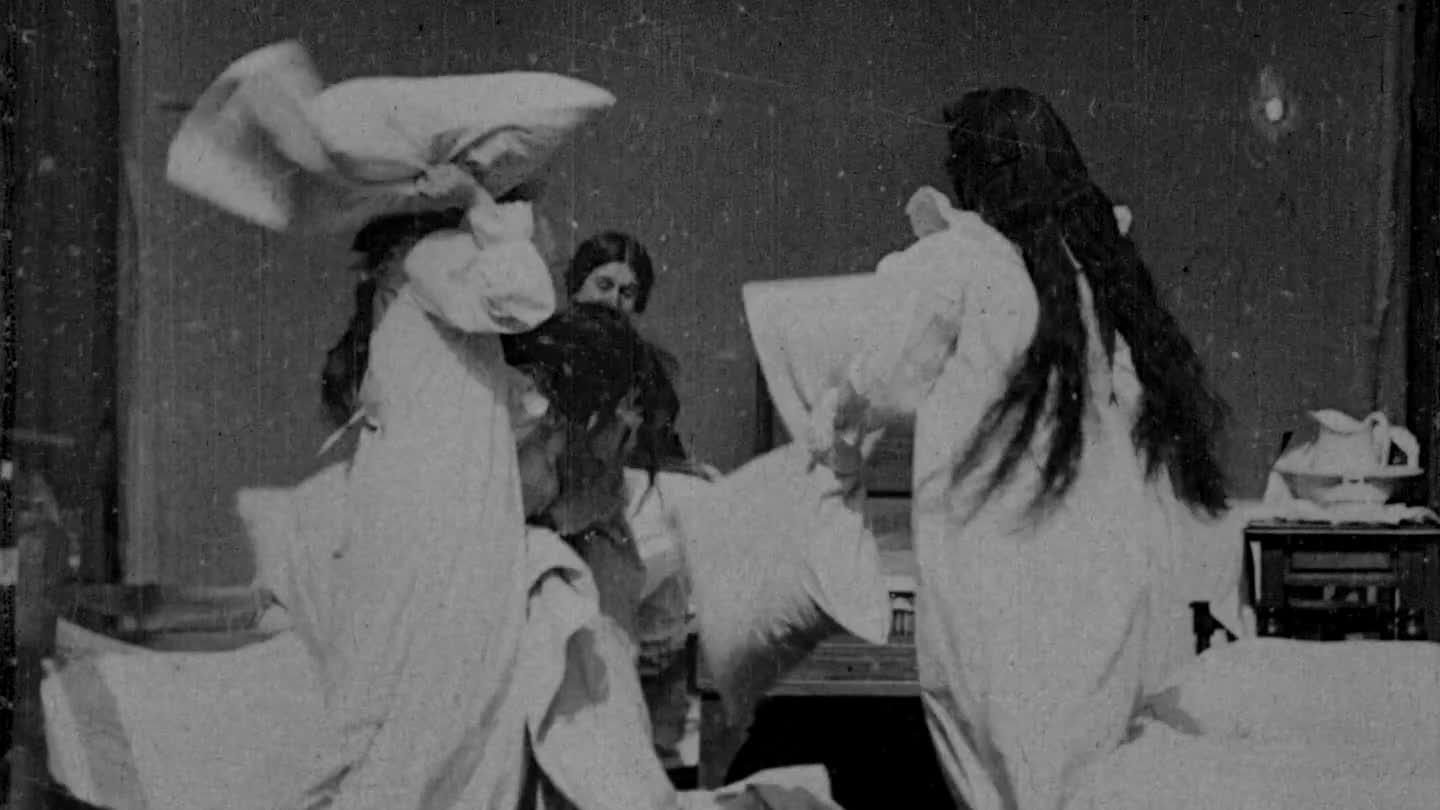 Seminary Girls 1897 movie scene