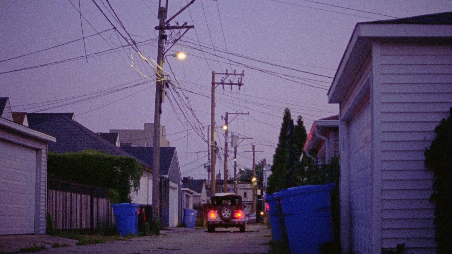 Smokestacks. (in the distance) movie scene