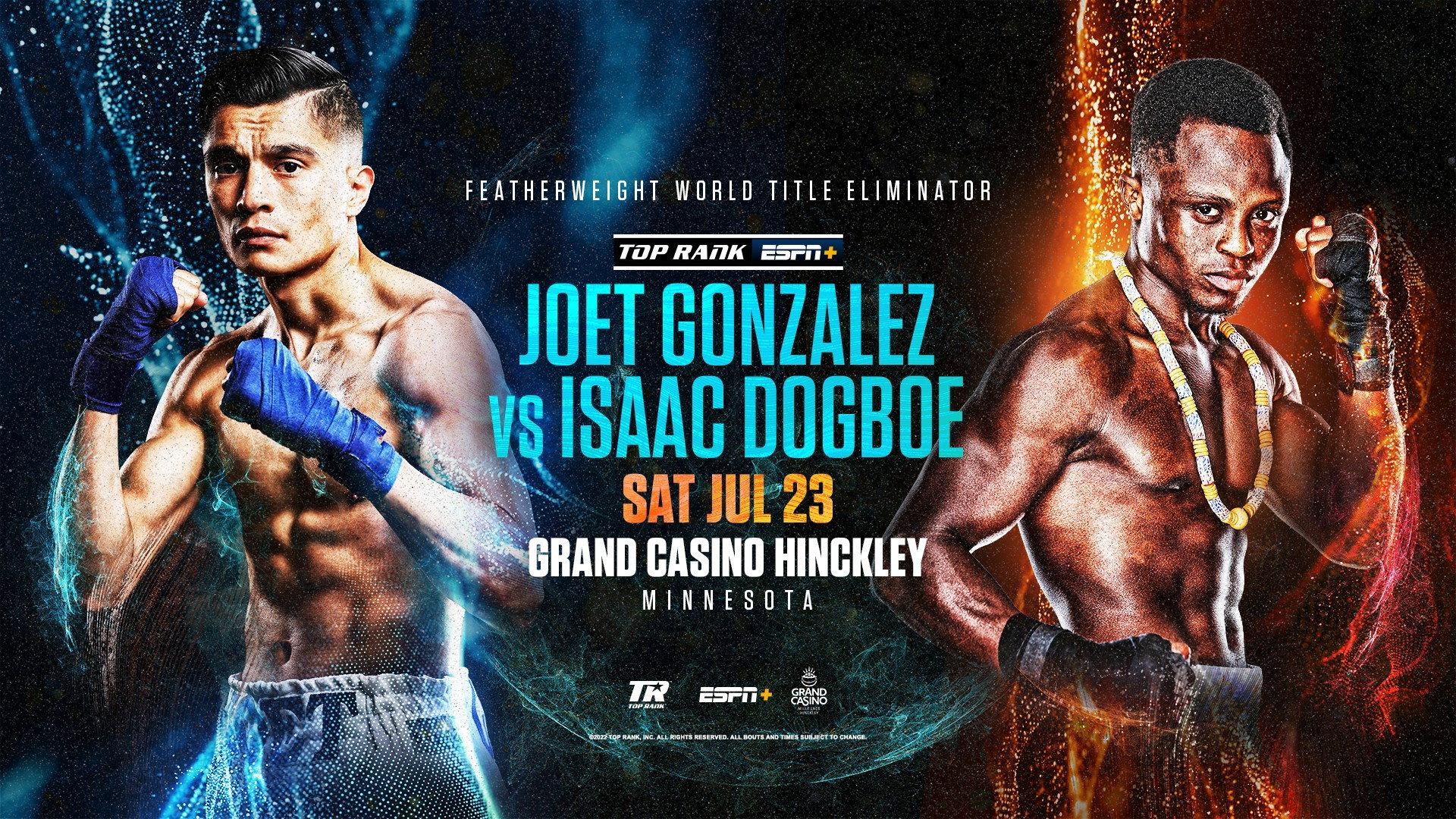 Joet Gonzalez vs. Isaac Dogboe 2022 movie scene