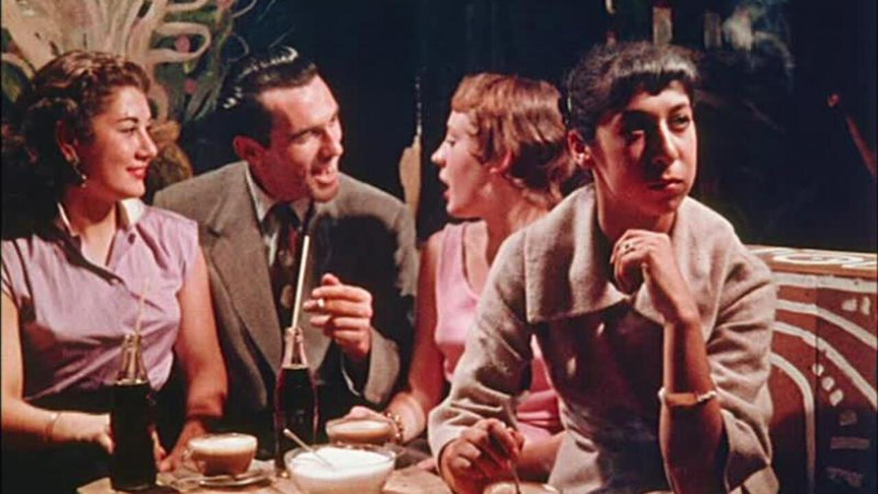 Sunshine in Soho 1956 movie scene