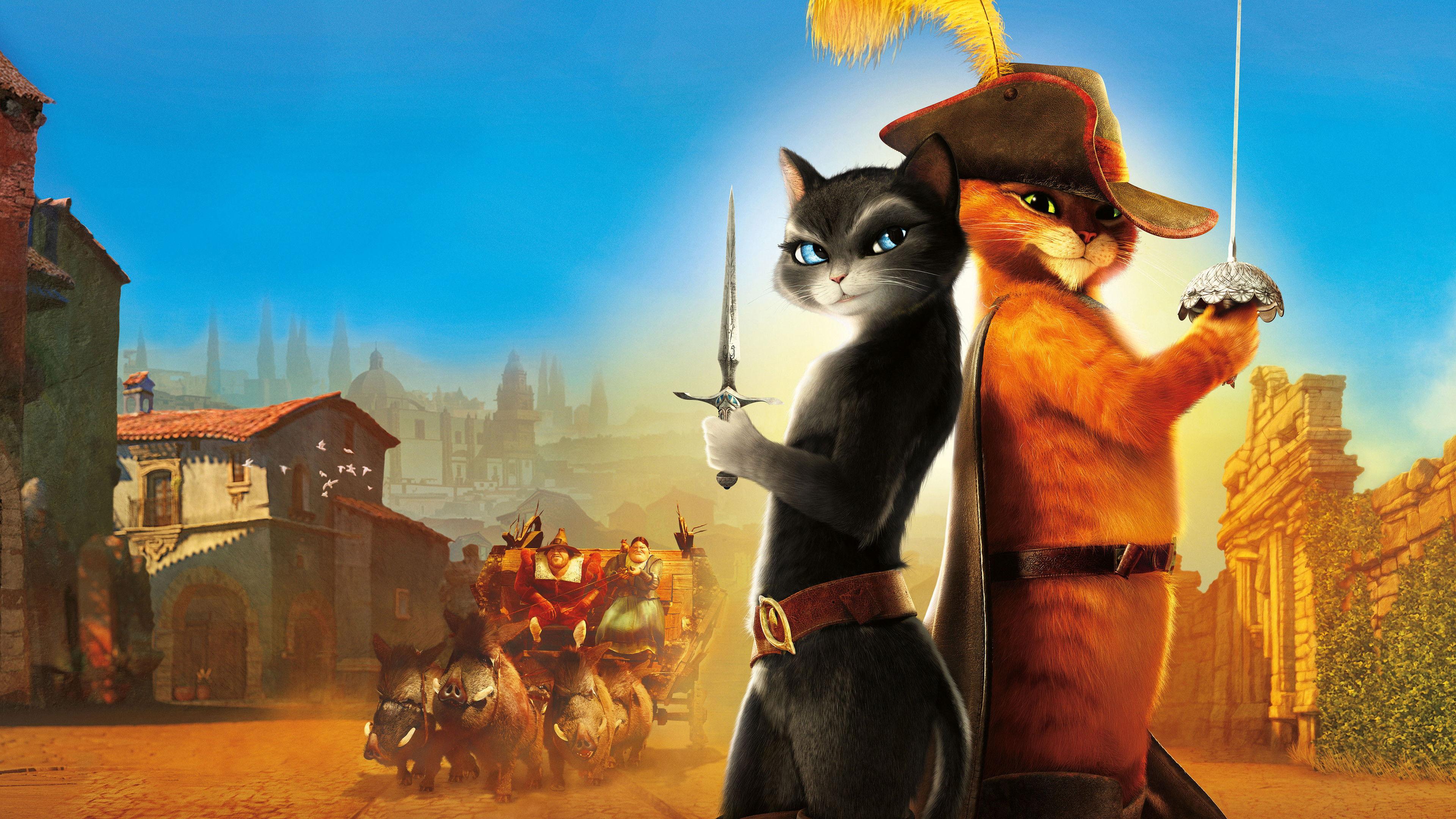 Puss in Boots 2011 movie scene