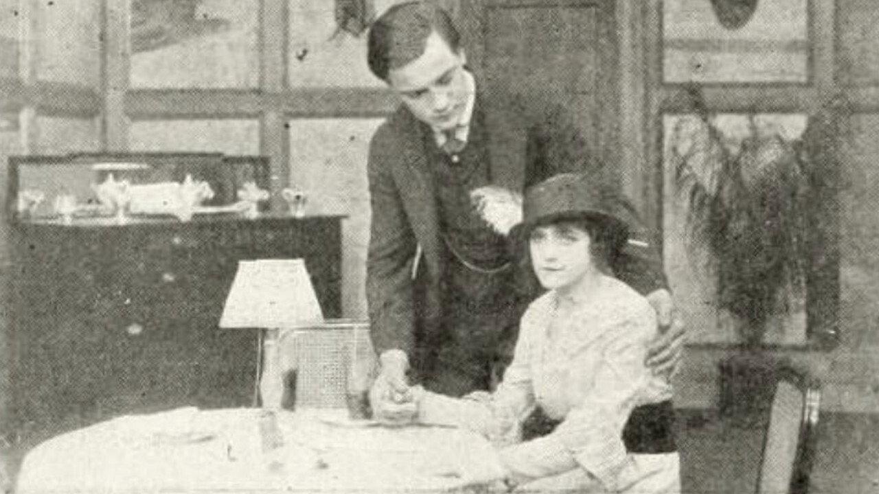 On Dangerous Paths 1915 movie scene