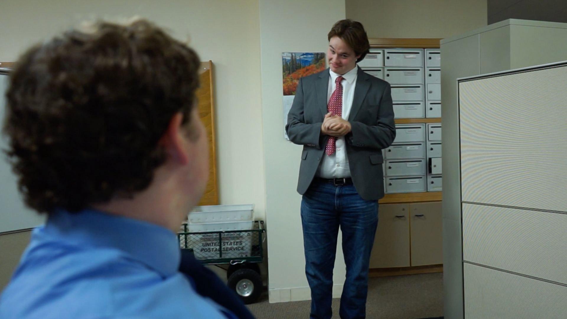 Cubicle 2024 movie scene