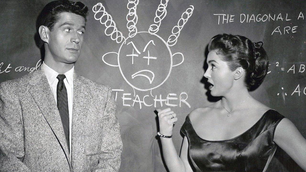 The Unguarded Moment 1956 movie scene