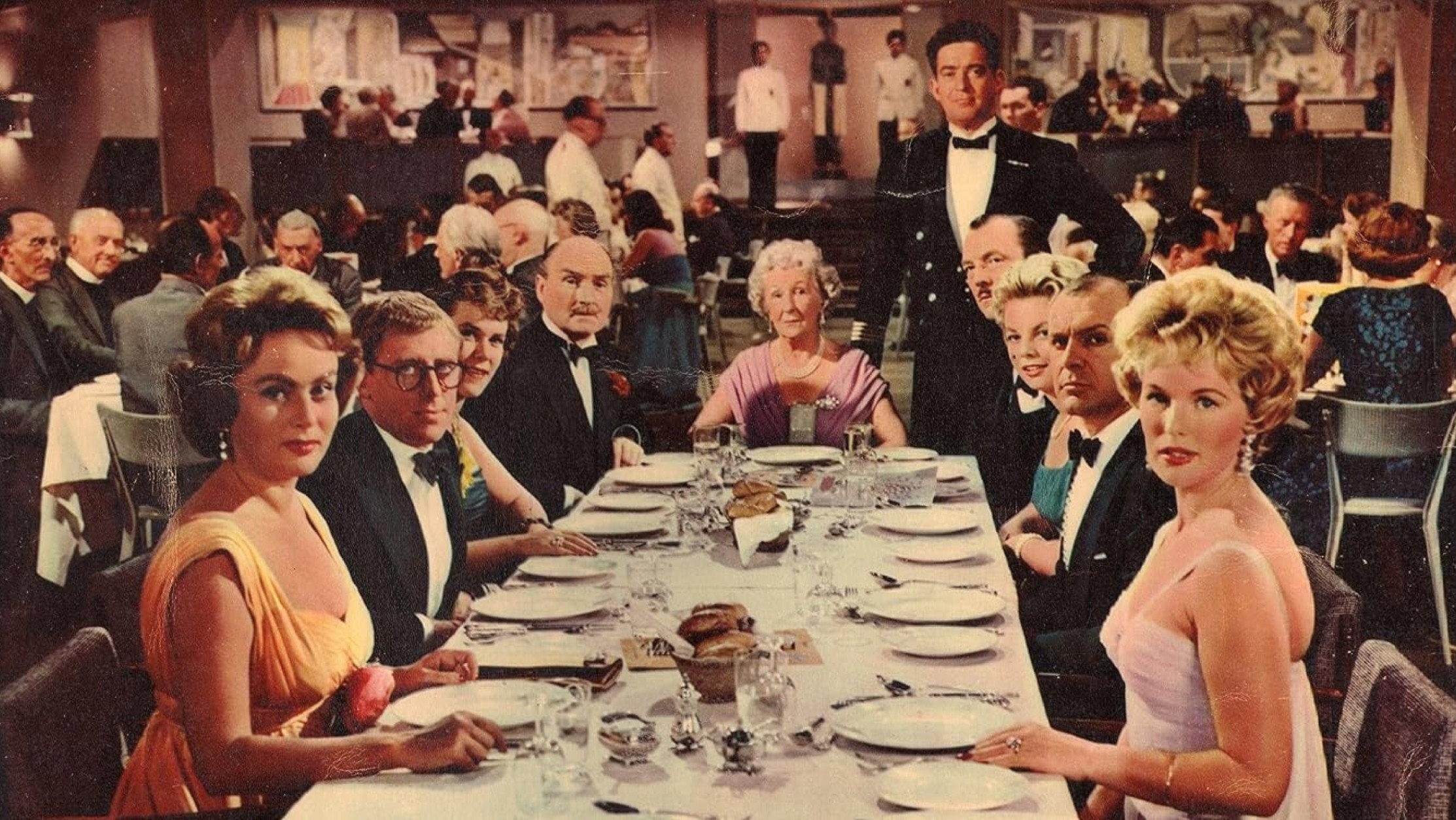 The Captain's Table 1959 movie scene