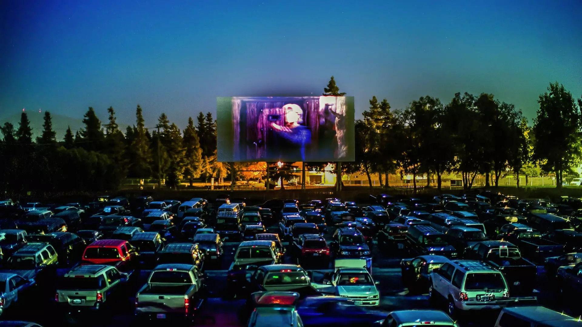 At the Drive-In 2017 movie scene