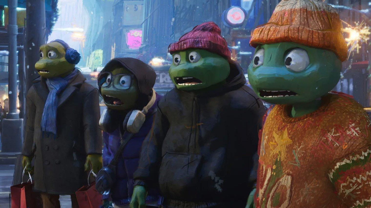 Teenage Mutant Ninja Turtles: Chrome Alone 2 - Lost in New Jersey 2025 movie scene