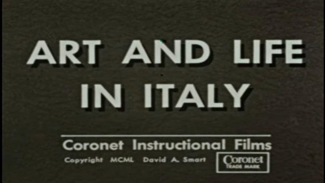 Art and Life in Italy 1950 movie scene