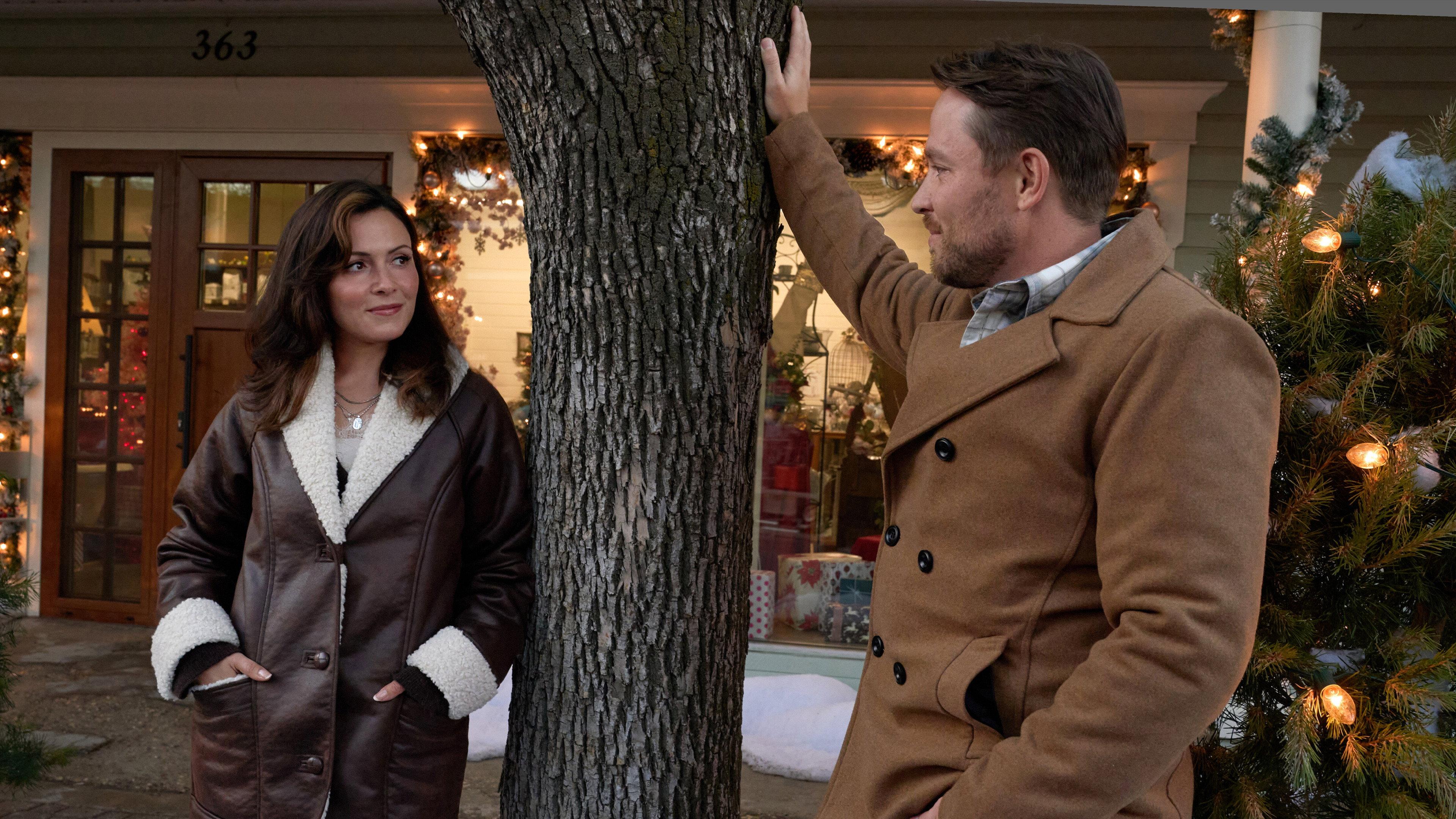 Save the Date for Christmas 2026 movie scene