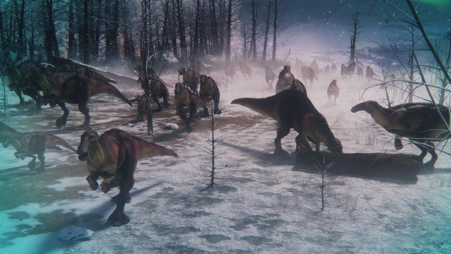 Alaskan Dinosaurs 2022 movie scene
