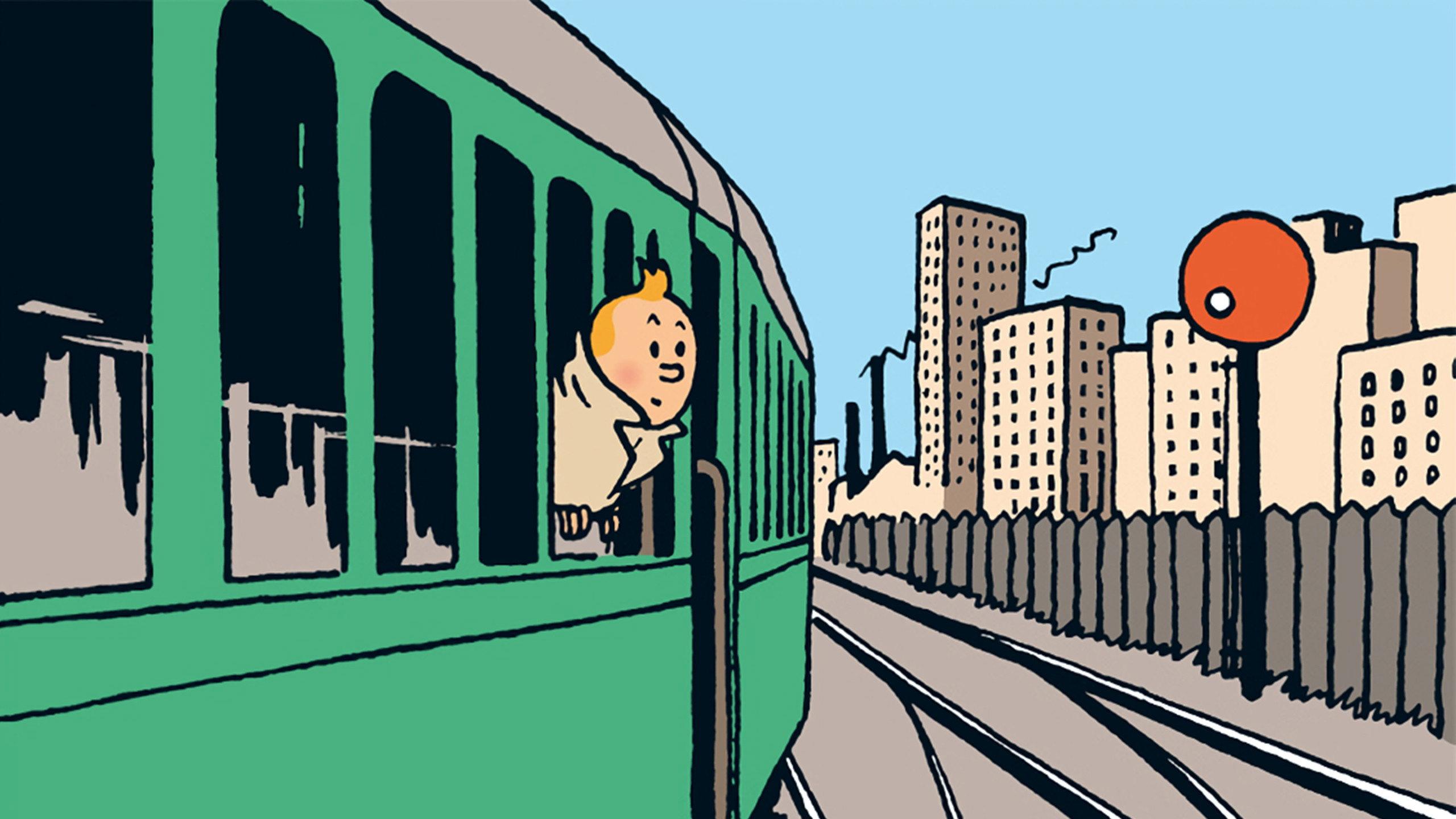 Tintin in America 1992 movie scene