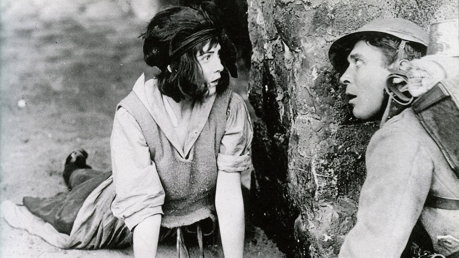Hearts of the World 1918 movie scene