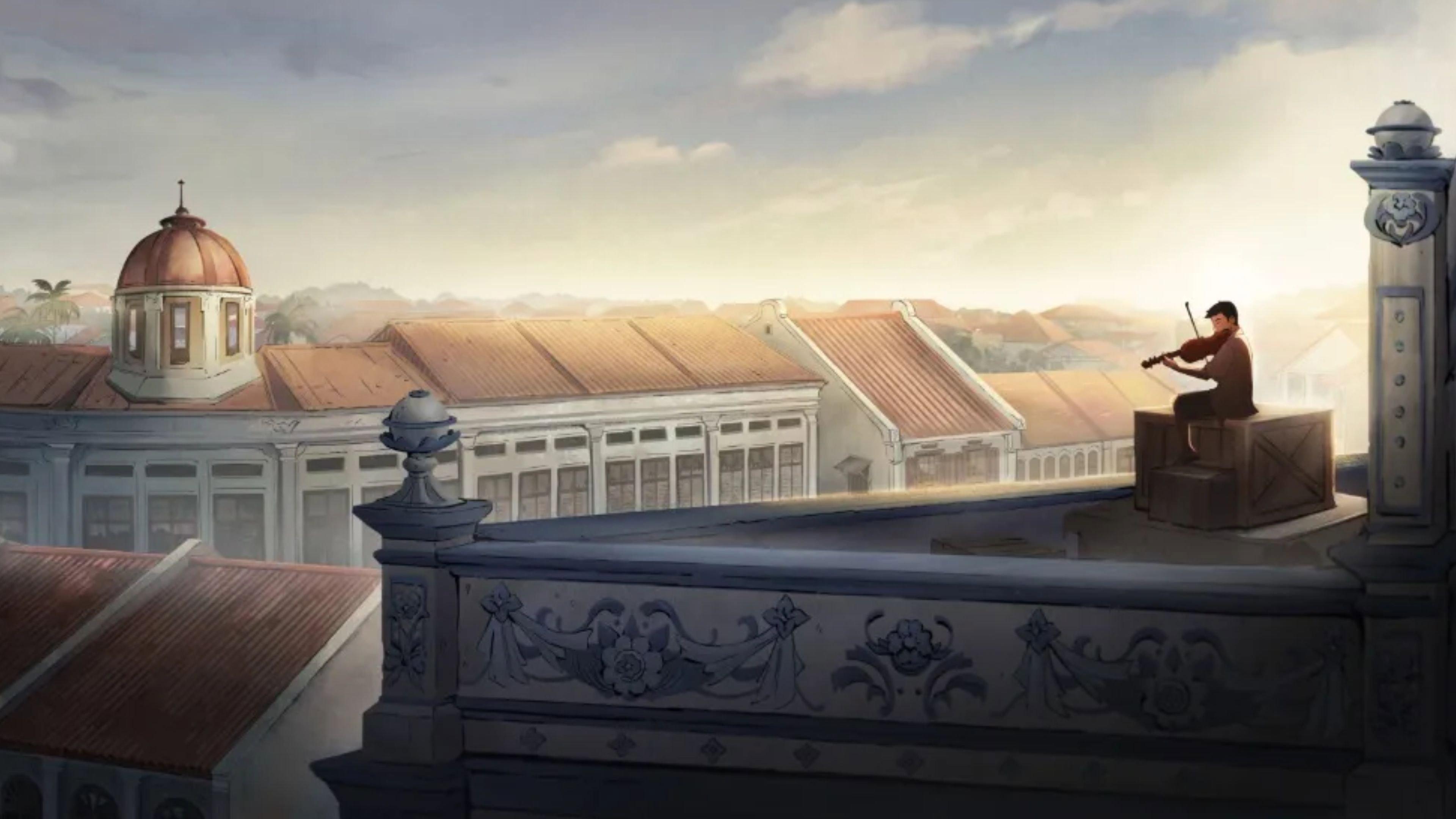 The Violinist 2026 movie scene