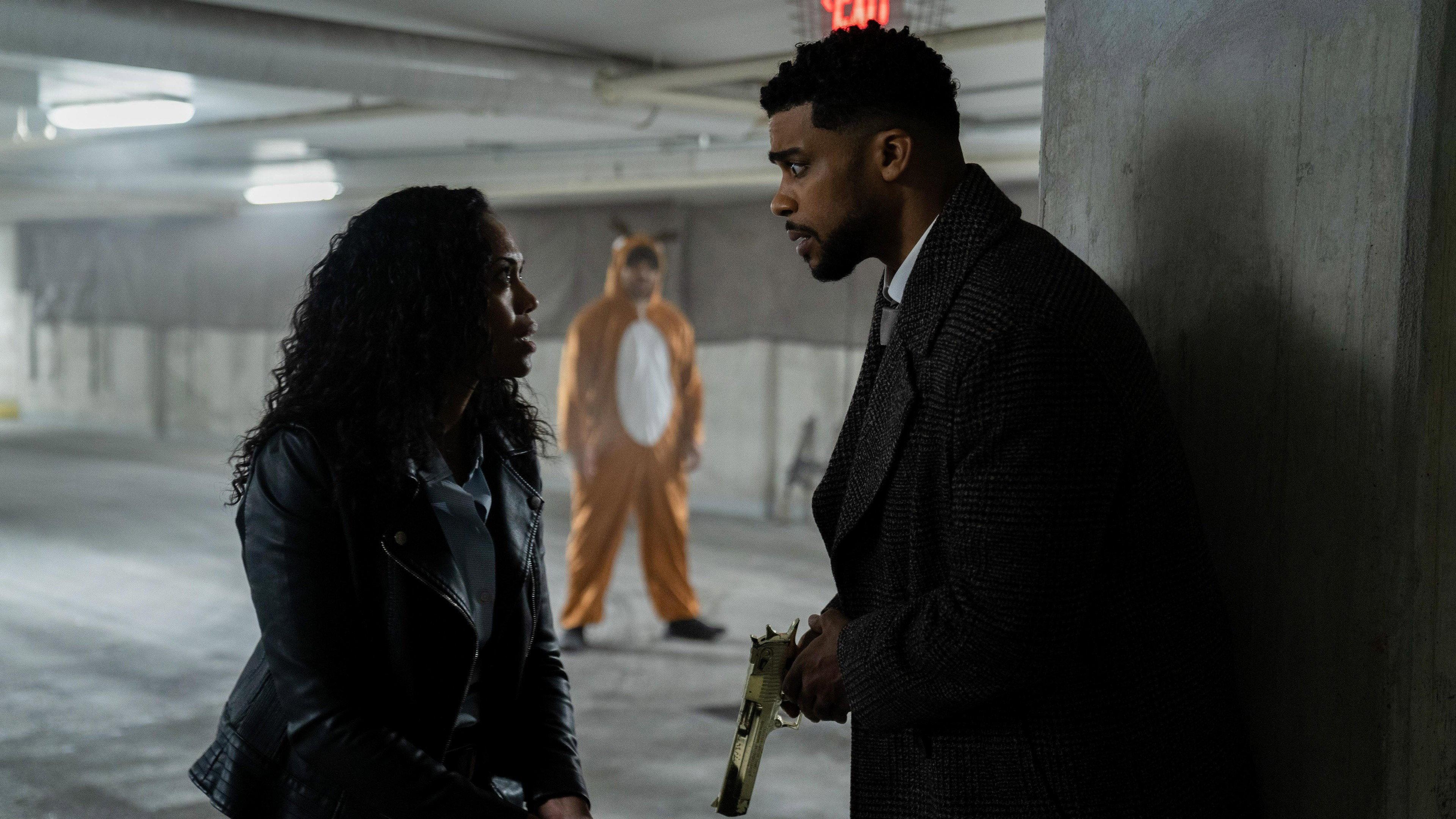 Sworn Justice: Taken Before Christmas 2023 movie scene
