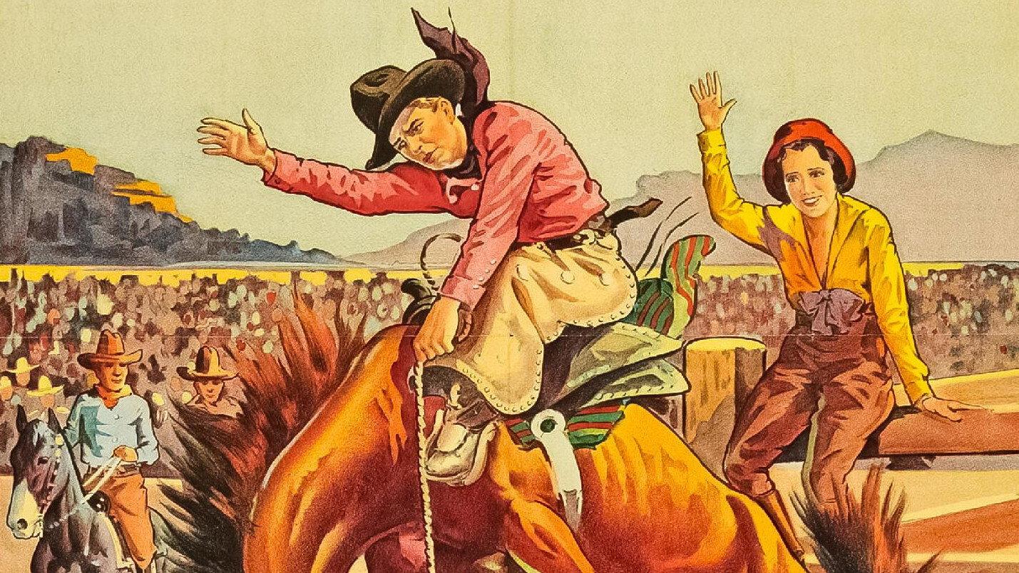 Wild Horse 1931 movie scene
