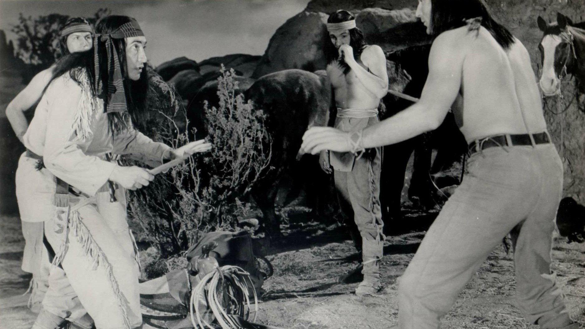 Apache Warrior 1957 movie scene