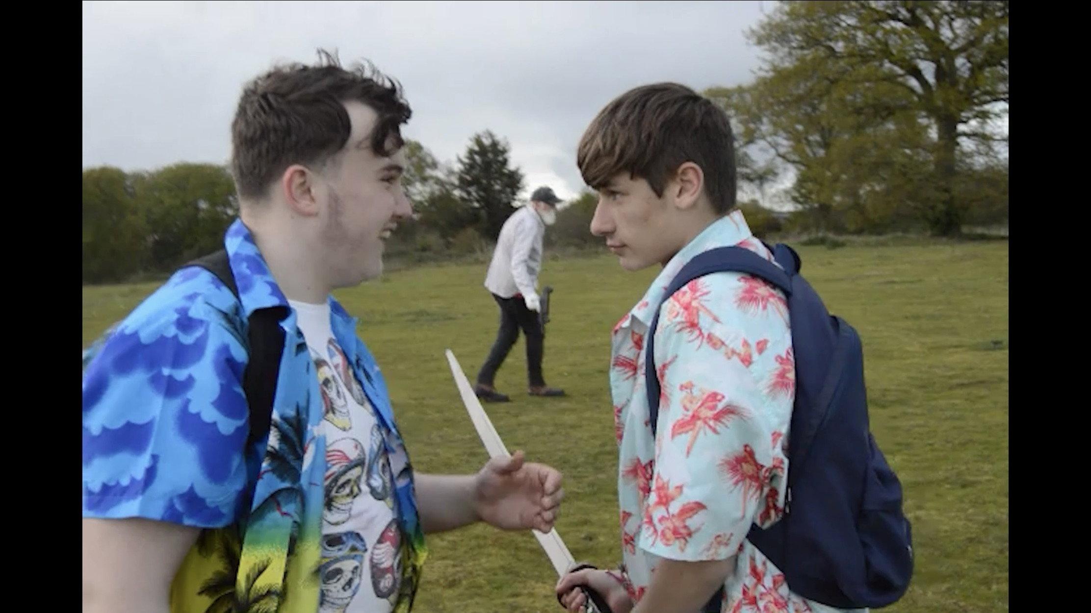 Idiots and the Apocalypse 2024 movie scene