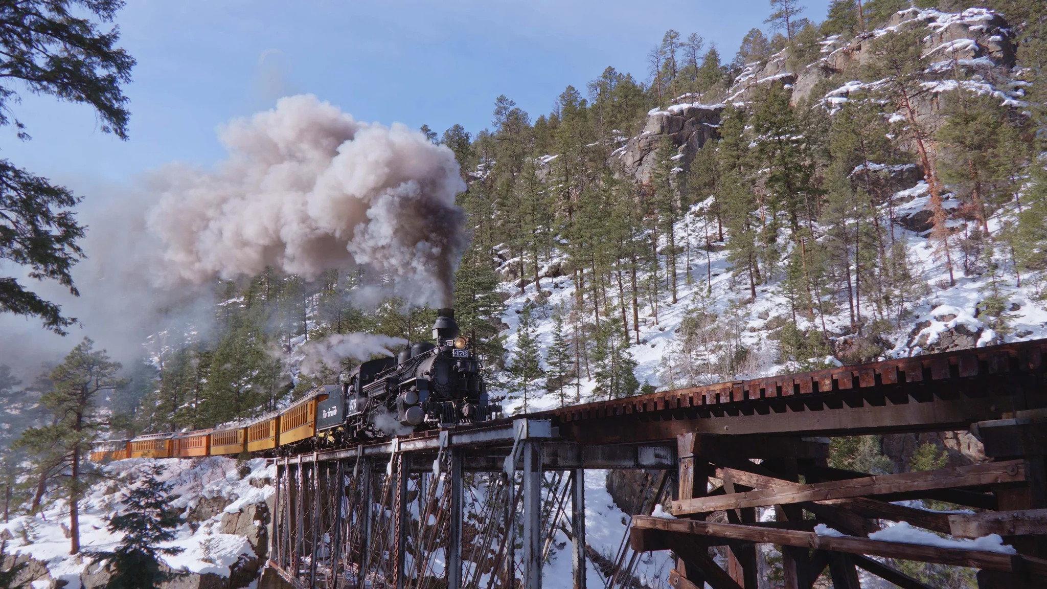 Today's Durango & Silverton 2025 movie scene