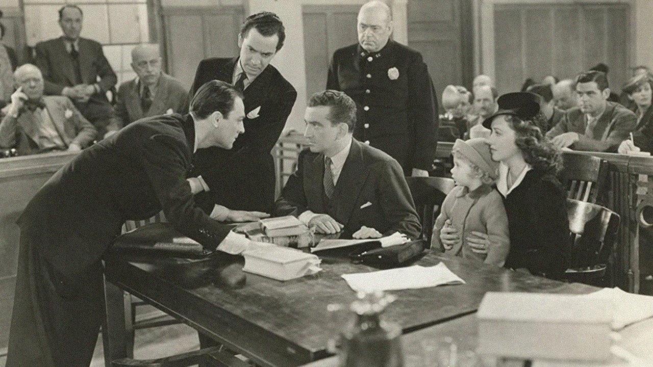 On Trial 1939 movie scene