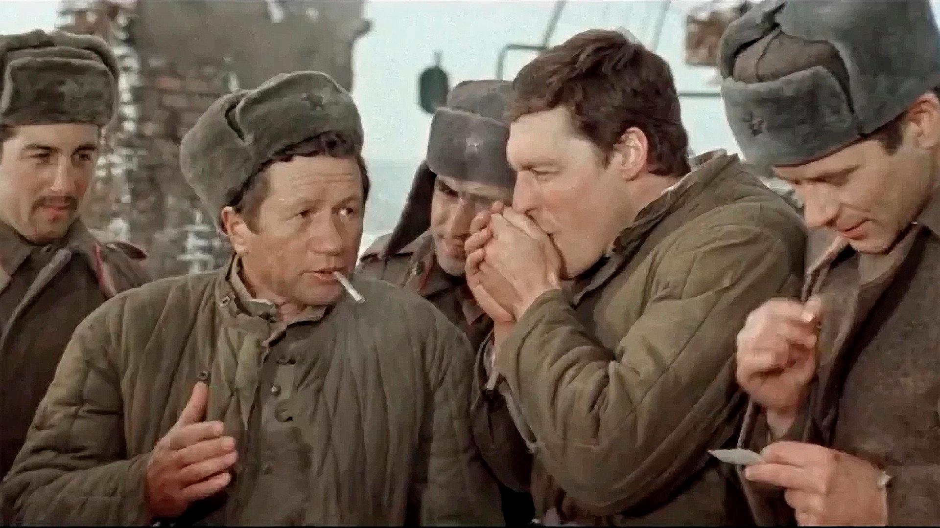 One-Two, Soldiers Were Going... 1976 movie scene