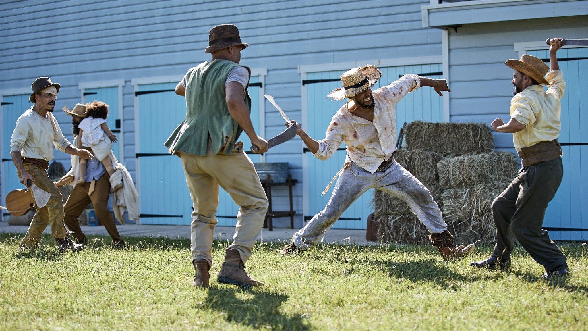 Once Upon a Time in the Caribbean 2023 movie scene